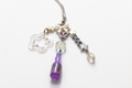 Purple Soda K-Pop Keychain ♡