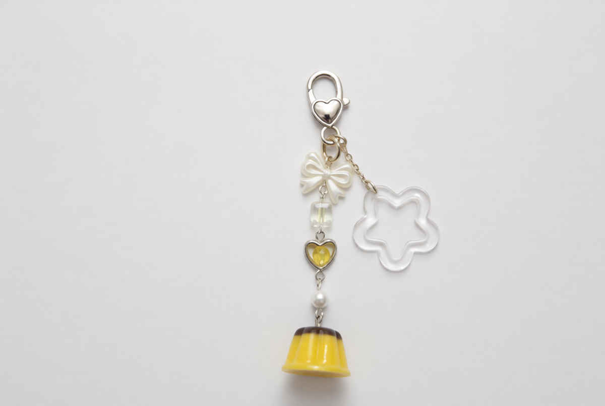 Pudding Keychain ♡